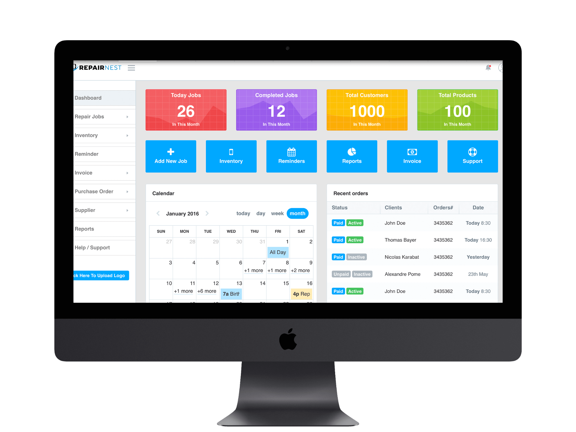 Image gallery marquee