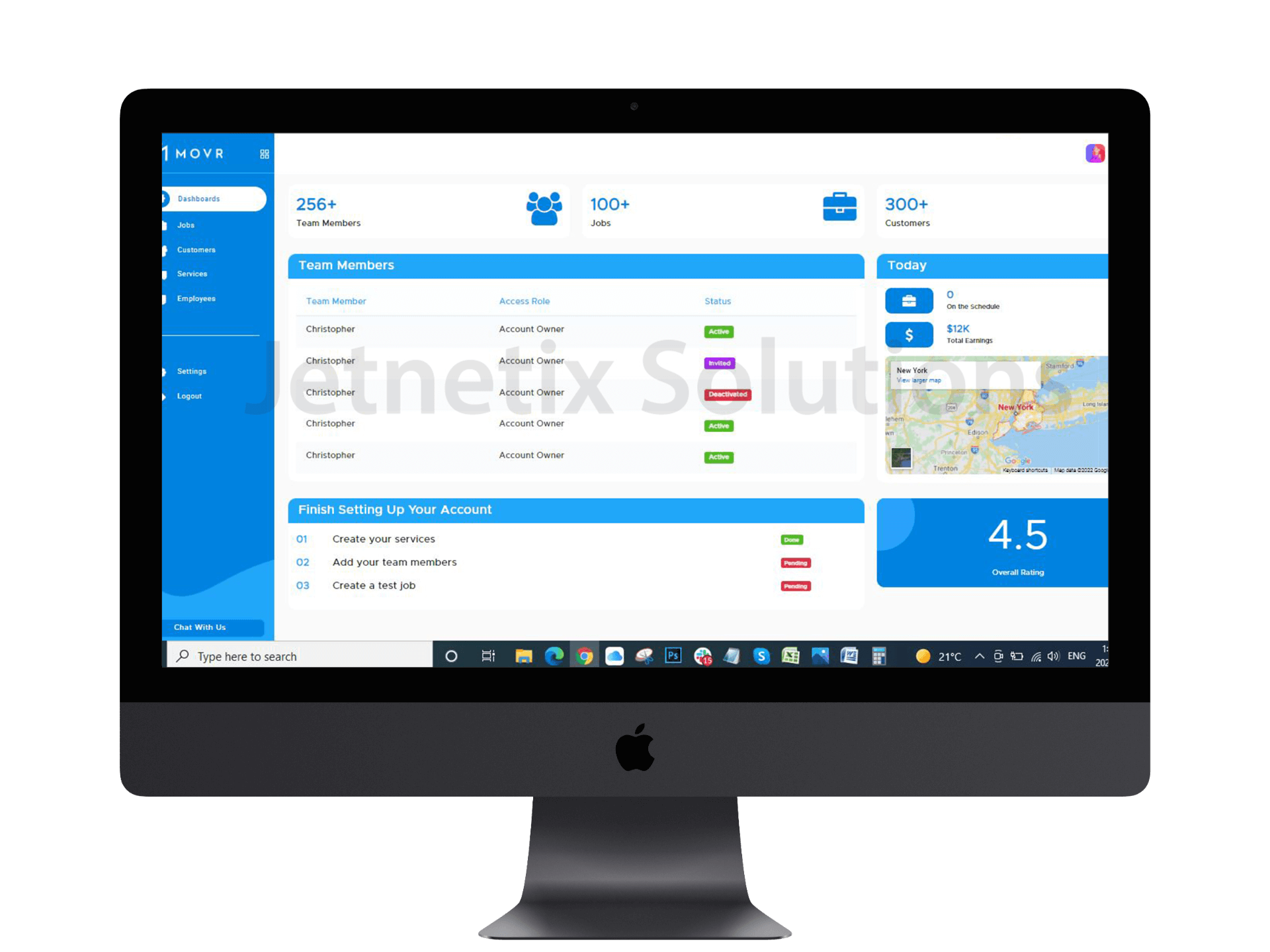 Image gallery marquee