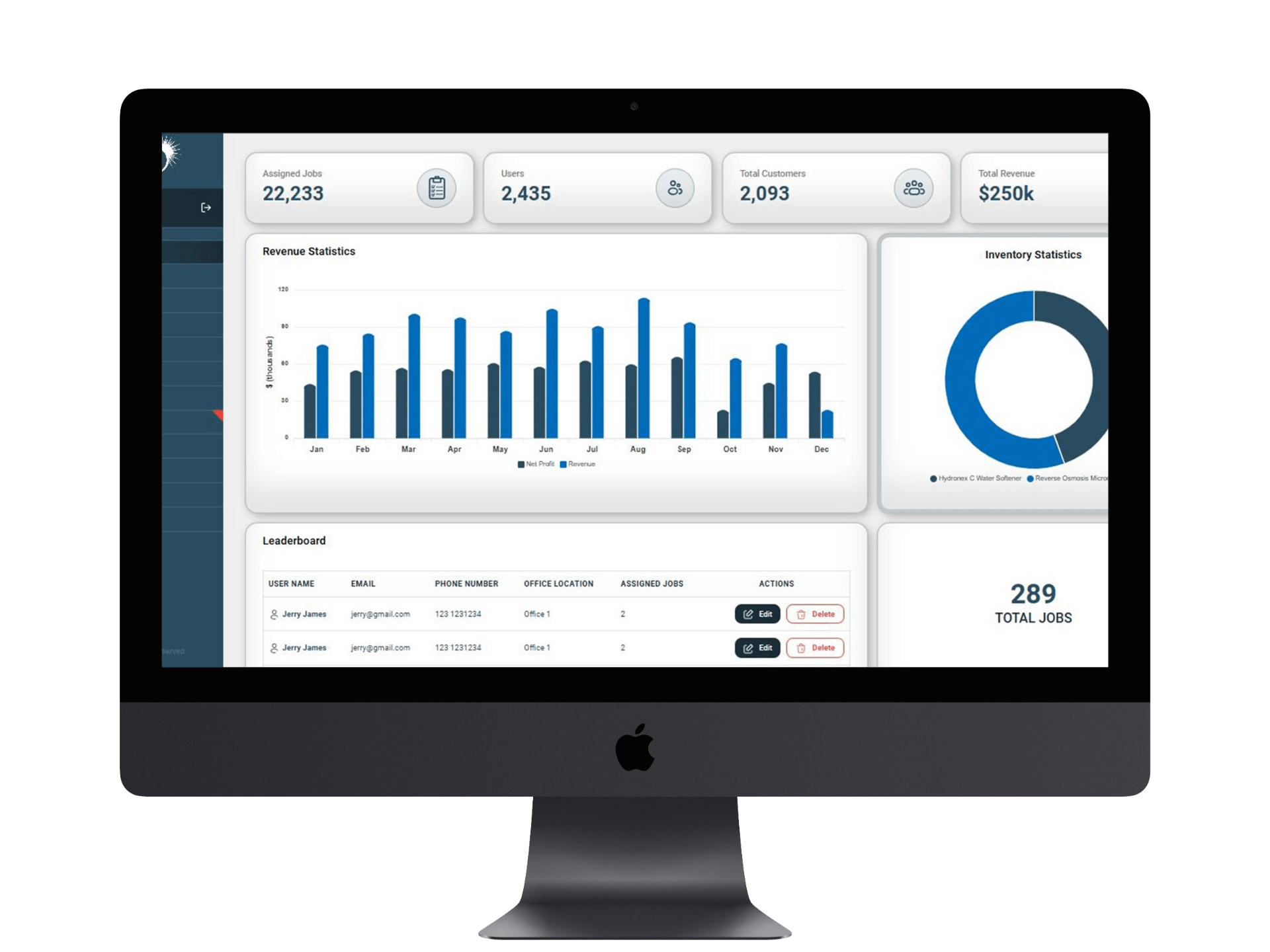 Image gallery marquee