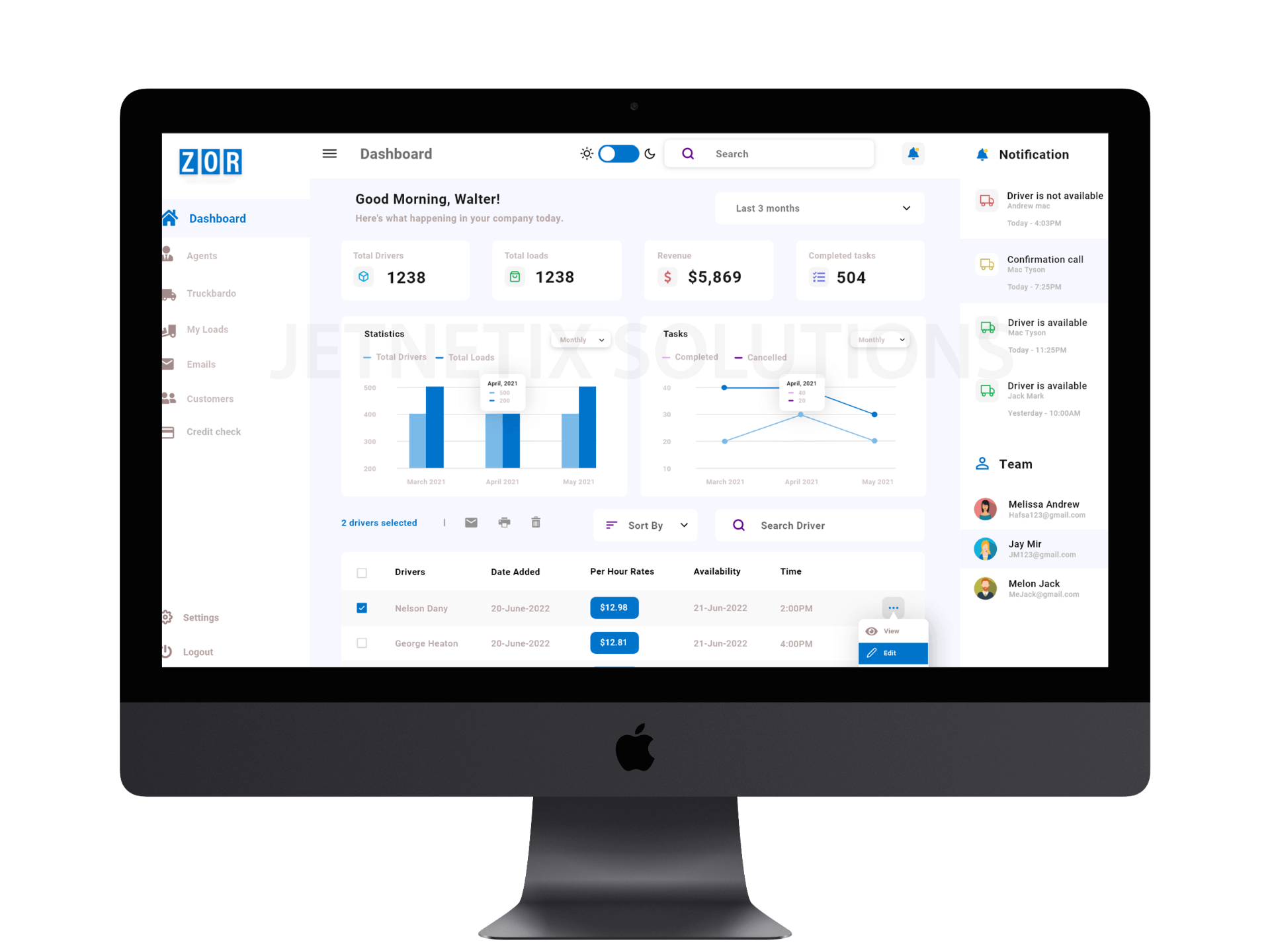 Image gallery marquee